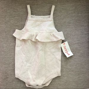 NWT Neutral Baby Onesie Oatmeal Color 18 months